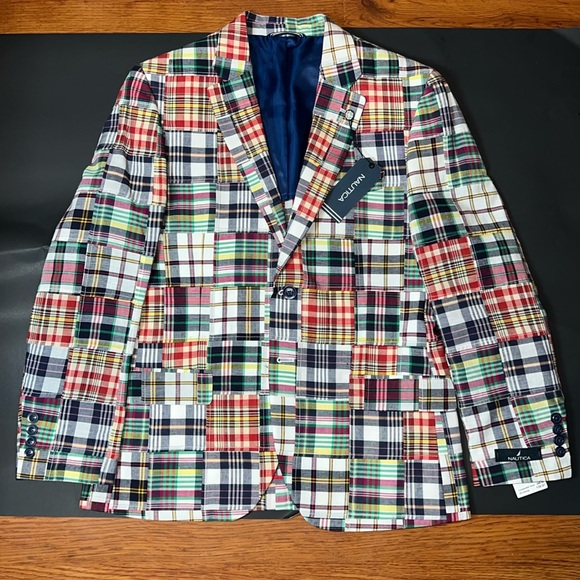 Nautica Brielle patchwork blazer  Size 38S - Picture 1 of 8